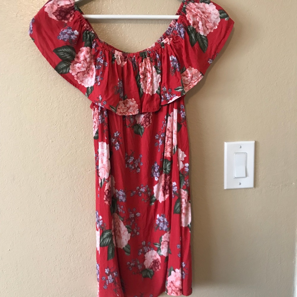 Off the shoulder dress